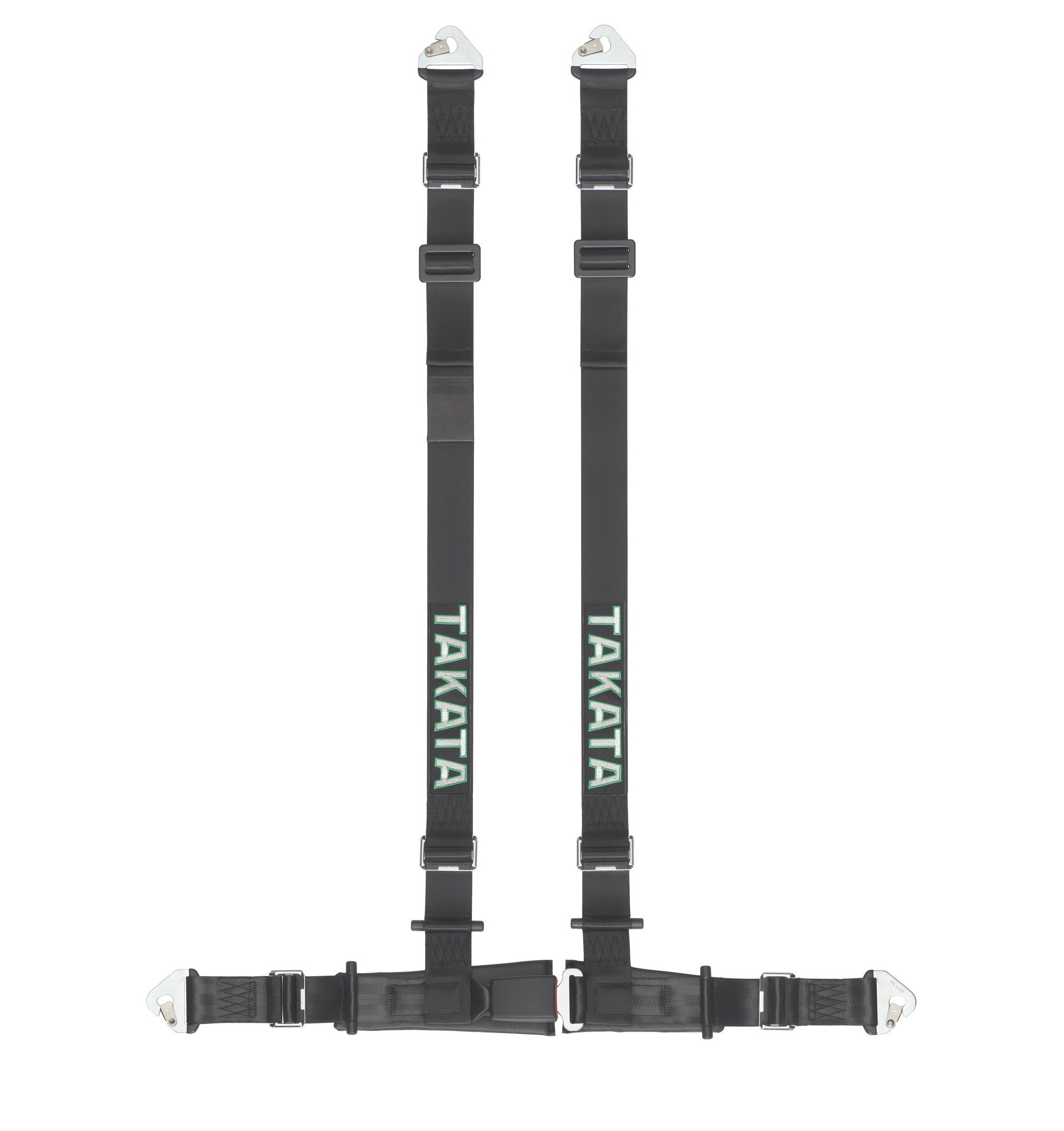 TAKATA RACING HARNESS DRIFT II 4-POINT BLACK SNAP-ON