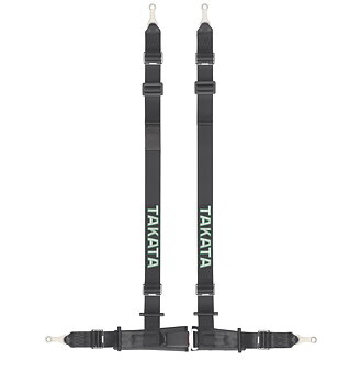 TAKATA RACING HARNESS DRIFT II 4-POINT BLACK BOLT-ON