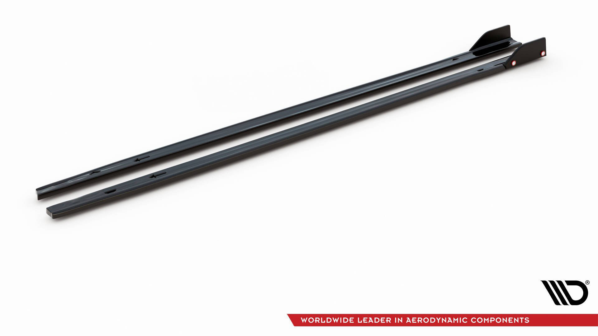 Side Skirts Diffusers V.2 + Flaps Volkswagen Golf GTI / GTE / GTI Clubsport / R-Line Mk8 - 7