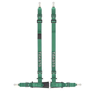 TAKATA RACING HARNESS DRIFT II 4-POINT GREEN BOLT-ON