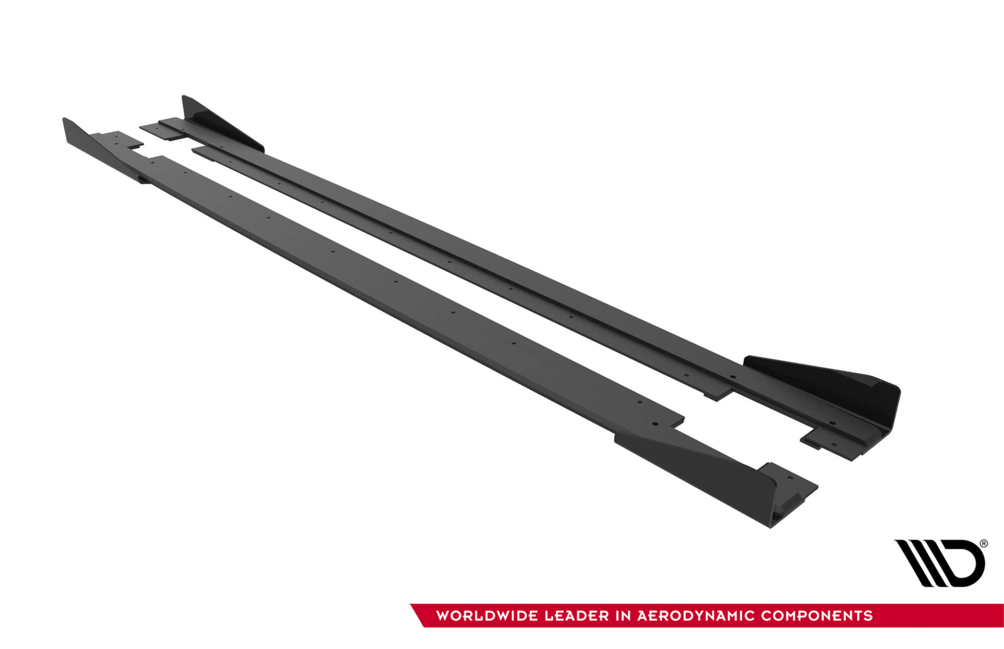 STREET PRO SIDE SKIRTS DIFFUSERS + FLAPS SUITABLE FOR AUDI TT S / TT S-LINE 8J FACELIFT – MAXTON DESIGN - 7