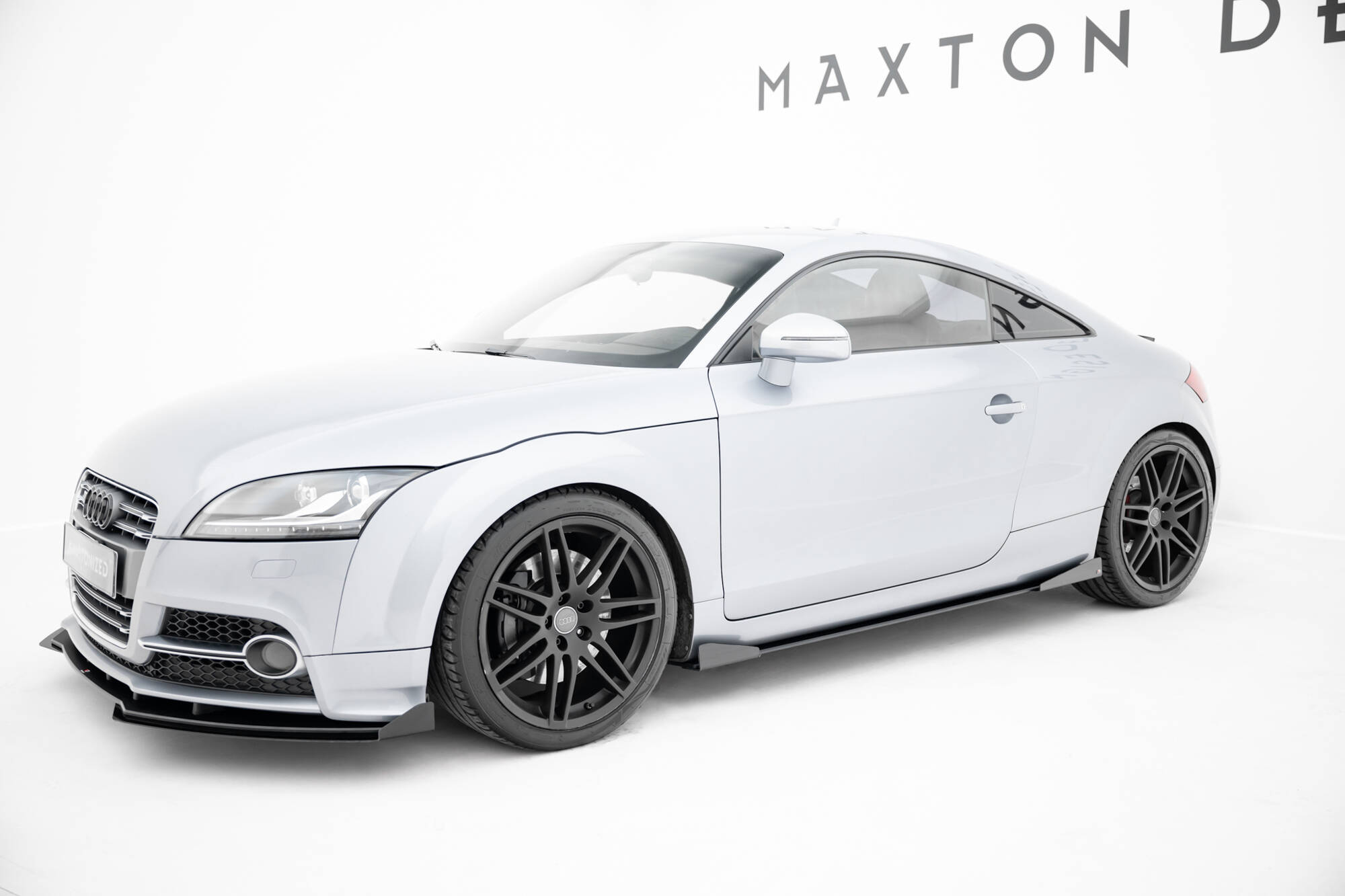 STREET PRO SIDE SKIRTS DIFFUSERS + FLAPS SUITABLE FOR AUDI TT S / TT S-LINE 8J FACELIFT – MAXTON DESIGN