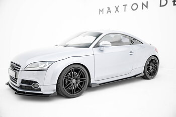 STREET PRO SIDE SKIRTS DIFFUSERS + FLAPS SUITABLE FOR AUDI TT S / TT S-LINE 8J FACELIFT – MAXTON DESIGN