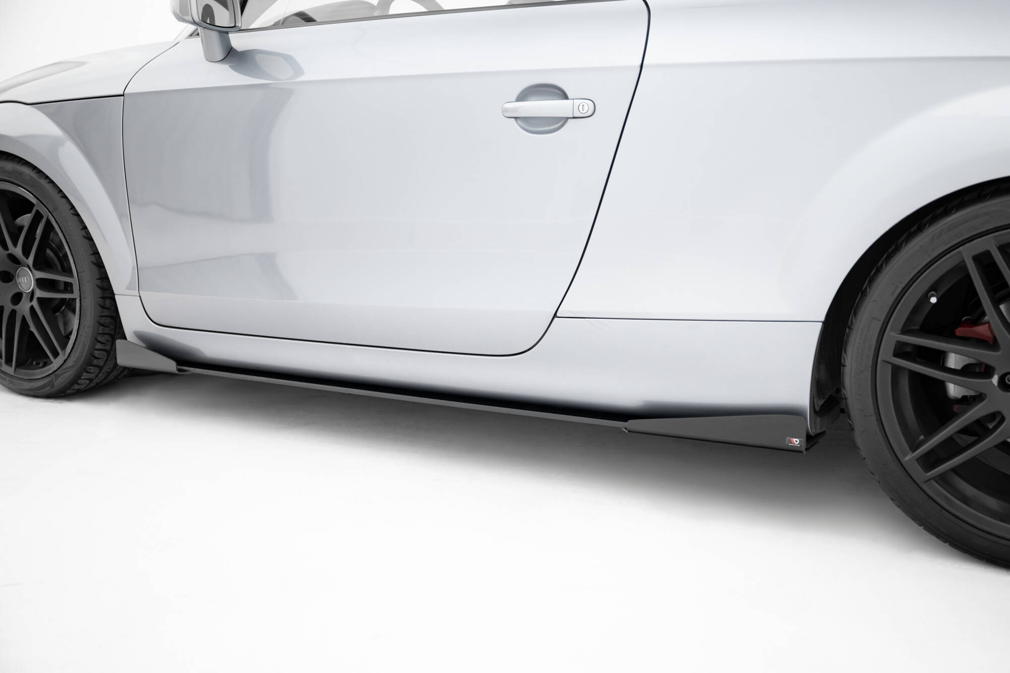 STREET PRO SIDE SKIRTS DIFFUSERS + FLAPS SUITABLE FOR AUDI TT S / TT S-LINE 8J FACELIFT – MAXTON DESIGN - 5