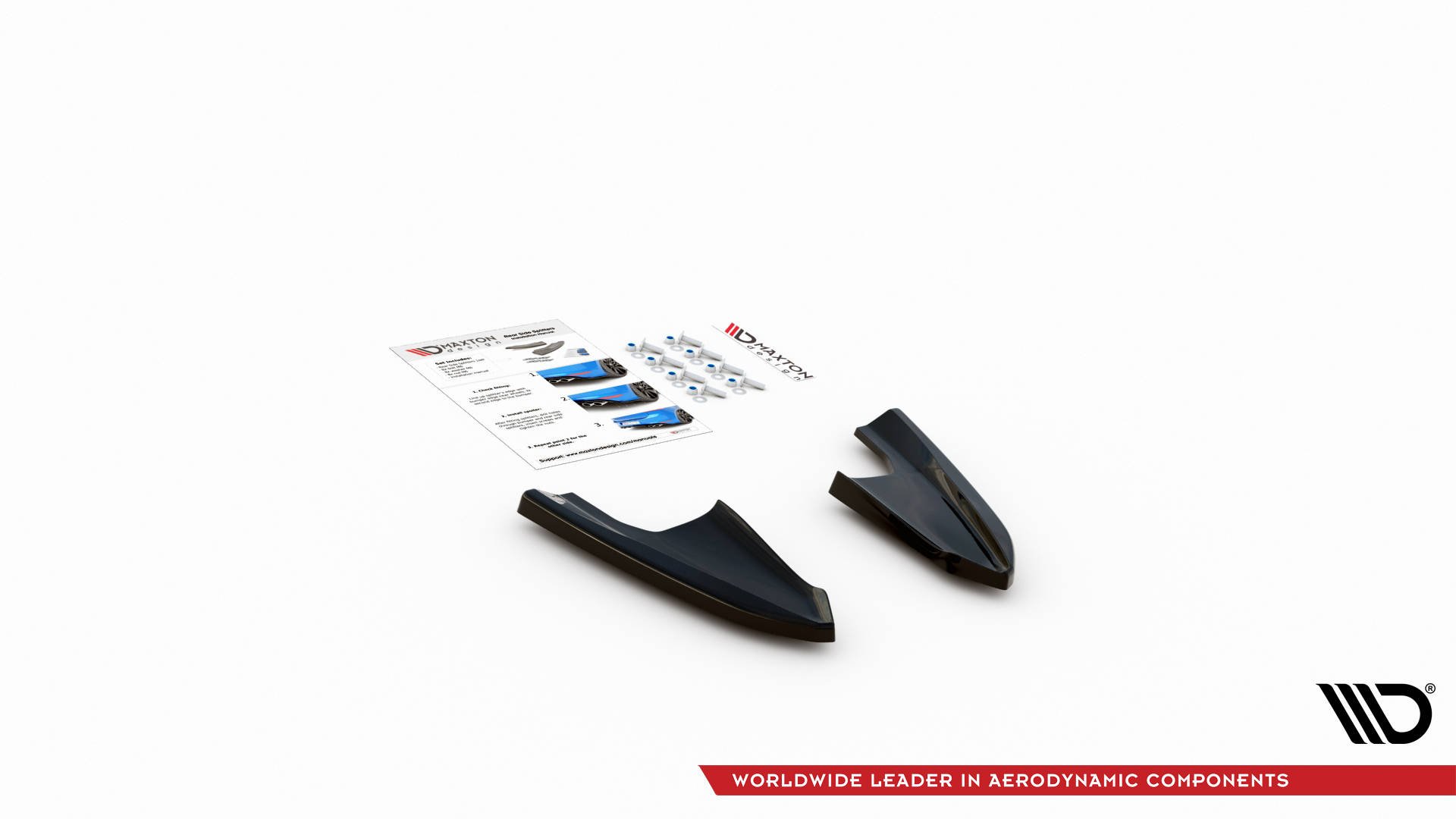 Rear Side Splitters V.3 VW Golf R Mk8 - 6