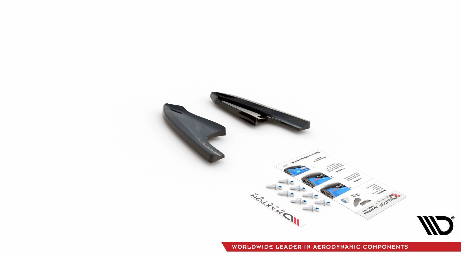 Rear Side Splitters V.3 VW Golf R Mk8 - 7