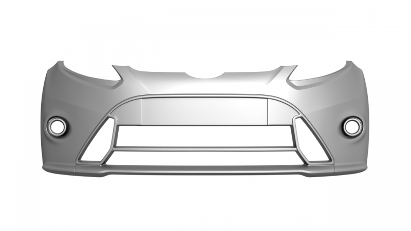 FRONT BUMPER FORD FIESTA MK7 (FOCUS RS LOOK) - 2