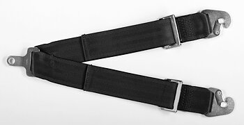 TAKATA RACING SUB-STRAP FOR RACE HARNESS (T-BAR) BLACK