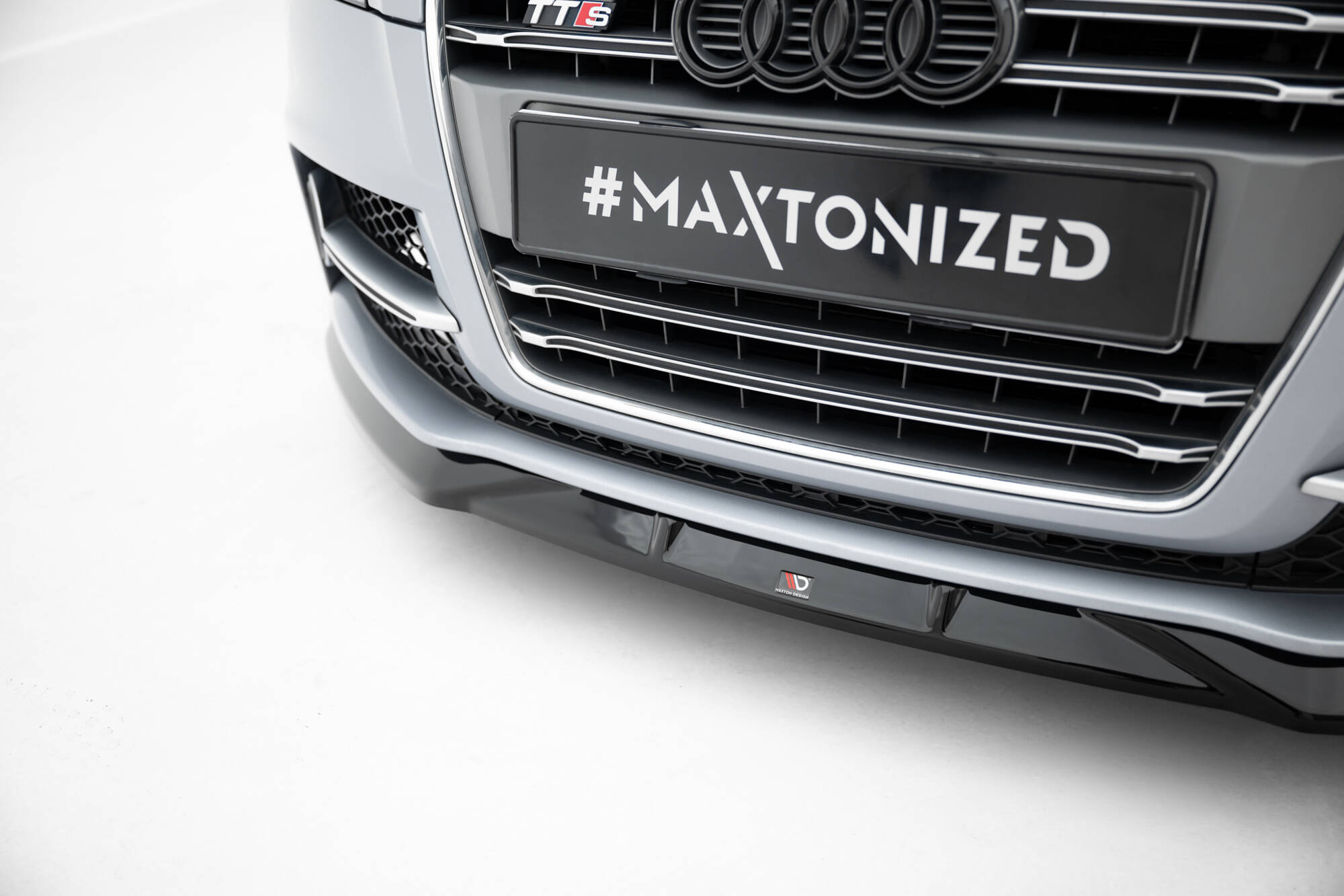 FRONT SPLITTER V.2 SUITABLE FOR AUDI TT S / TT S-LINE 8J FACELIFT – MAXTON DESIGN - 4