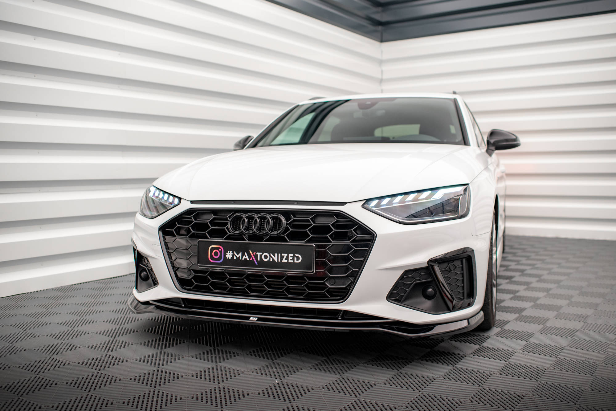 Front Splitter V.2 Audi A4 S-Line / S4 B9 Facelift - 4