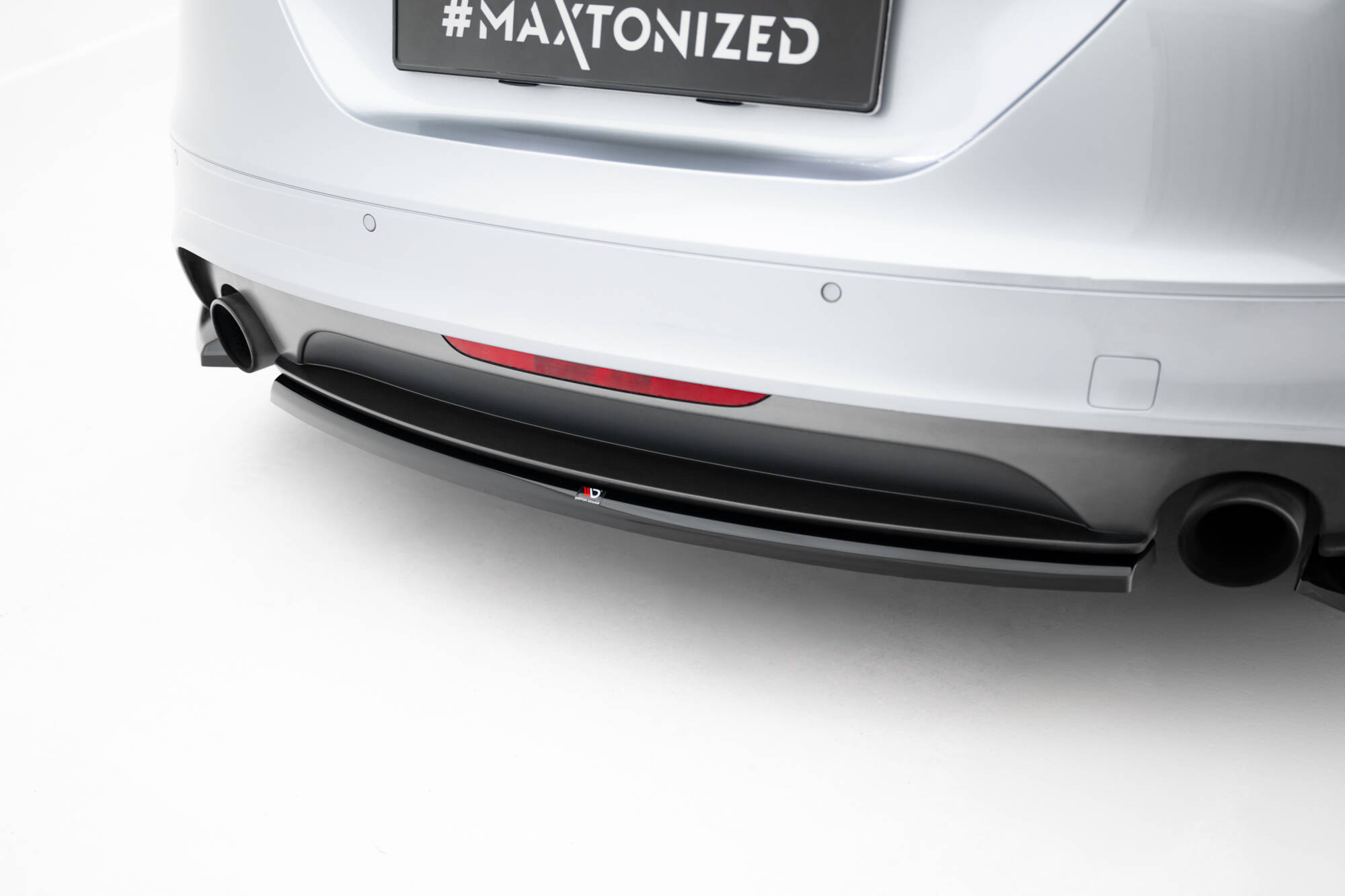 CENTRAL REAR SPLITTER FOR SUITABLE FOR AUDI TT S-LINE 8J FACELIFT – MAXTON DESIGN - 3