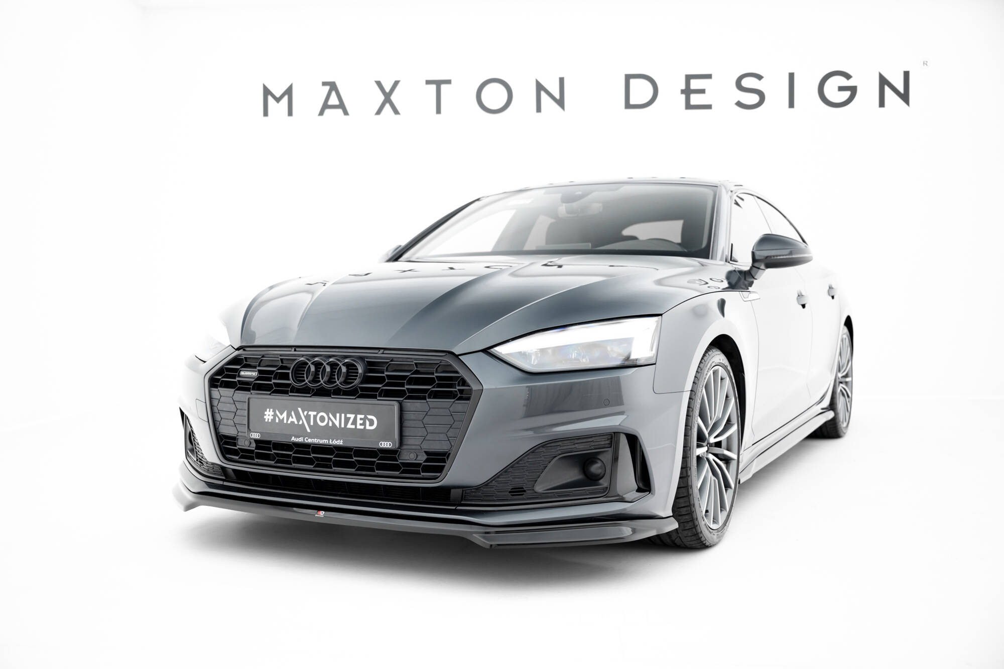 FRONT SPLITTER V.1 SUITABLE FOR AUDI A5 F5 FACELIFT – MAXTON DESIGN - 3