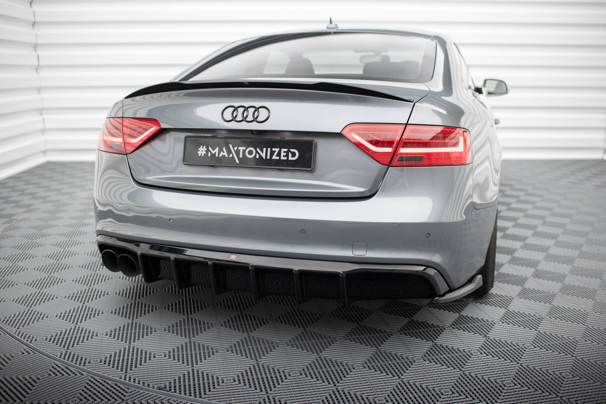 Rear Valance Audi A5 S-Line Coupe / Sportback 8T Facelift (Single side dual exhaust version) - 3