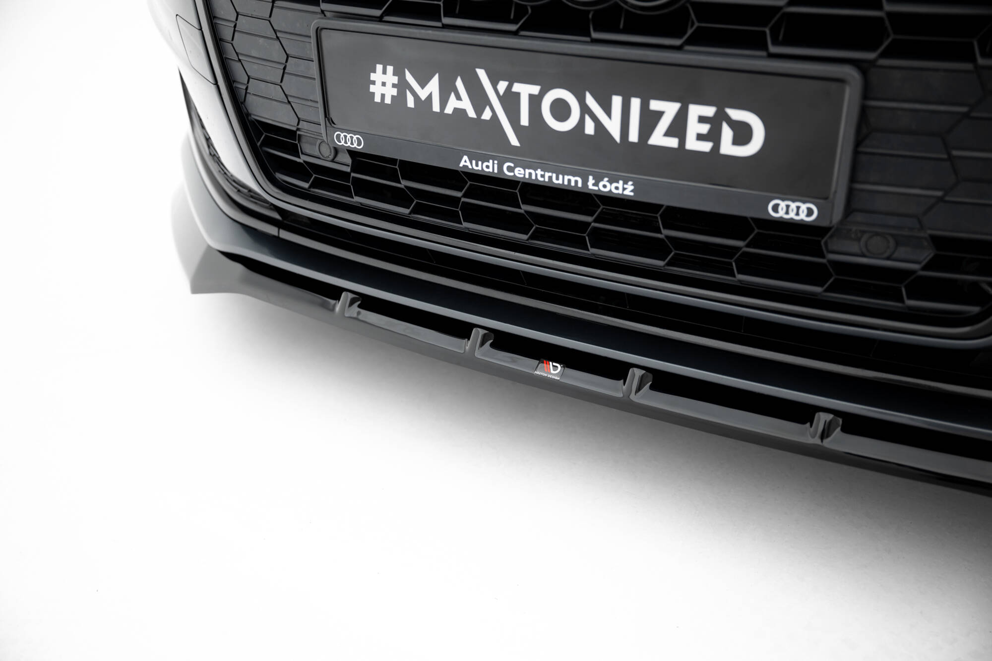 FRONT SPLITTER  V.2 SUITABLE FOR AUDI A5 F5 FACELIFT – MAXTON DESIGN