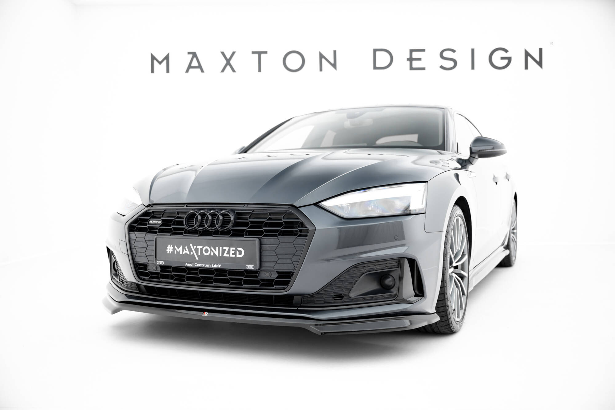 FRONT SPLITTER  V.2 SUITABLE FOR AUDI A5 F5 FACELIFT – MAXTON DESIGN - 2