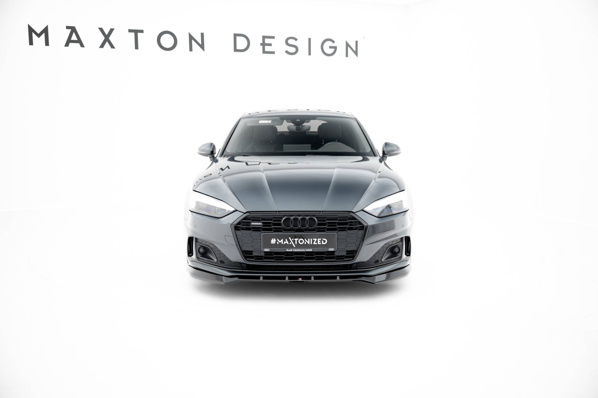 FRONT SPLITTER  V.2 SUITABLE FOR AUDI A5 F5 FACELIFT – MAXTON DESIGN - 5