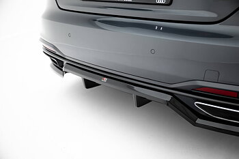 REAR SPLITTER (WITH VERTICAL BARS) SUITABLE FOR AUDI A5 F5 FACELIFT – MAXTON DESIGN