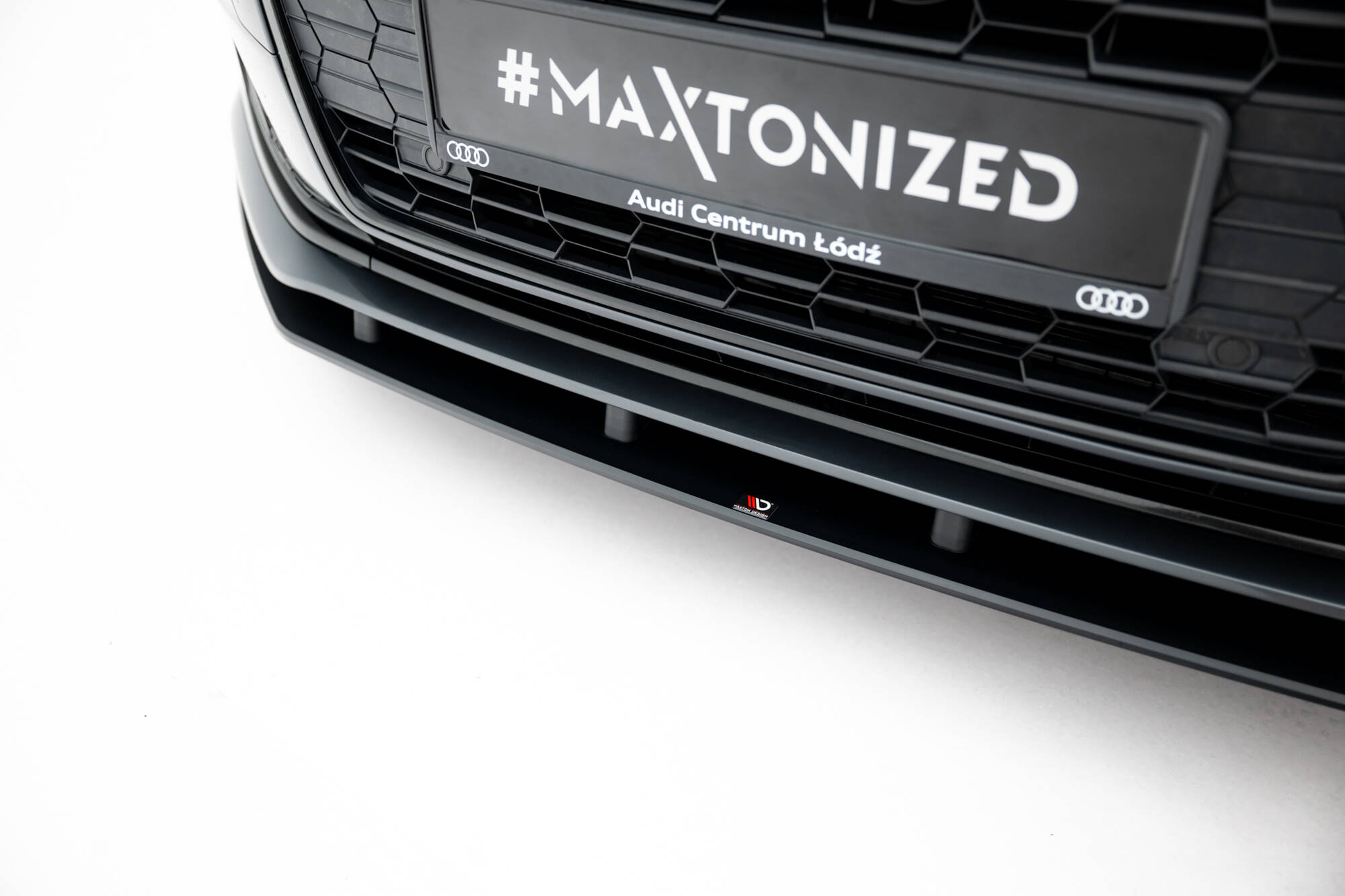 STREET PRO FRONT SPLITTER SUITABLE FOR AUDI A5 F5 FACELIFT – MAXTON DESIGN - 3
