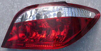 PEUGEOT 307 3/5D 01+ TAILLIGHTS RED/CLEAR V1