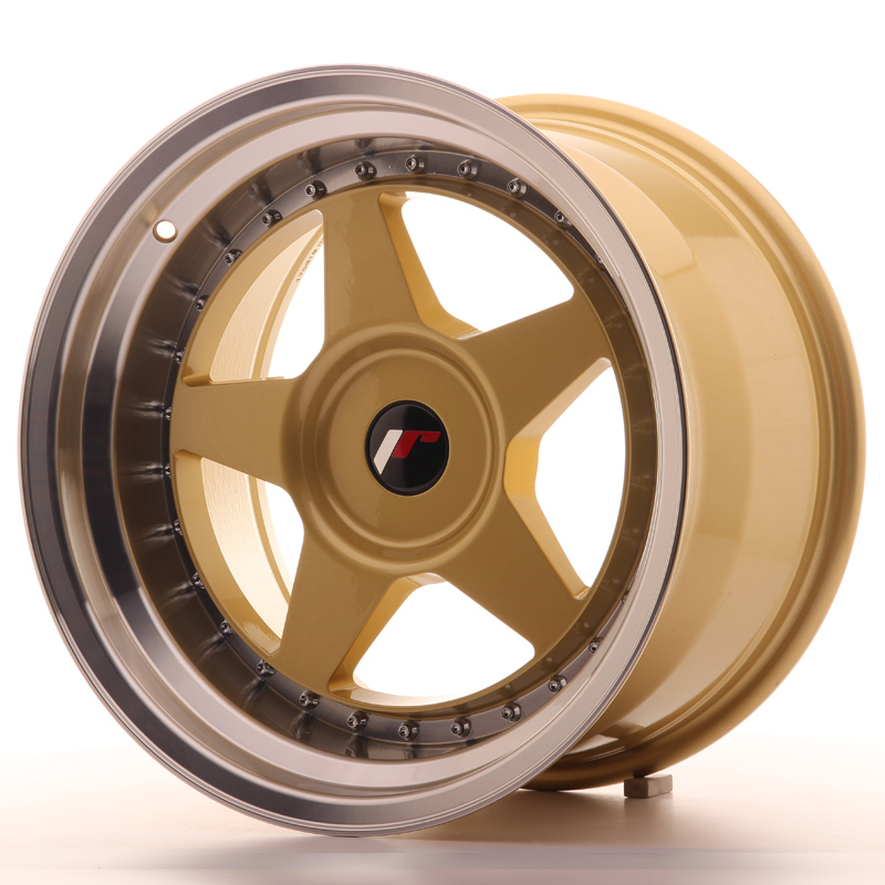 JAPAN RACING JR6 17X10 ET20 BLANK GOLD