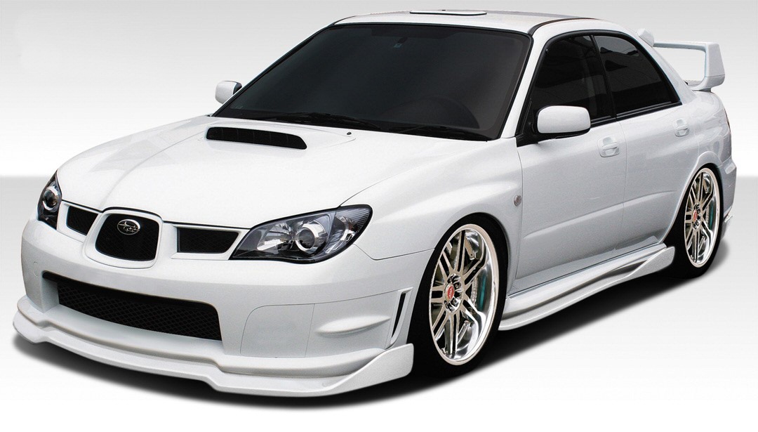 SUBARU IMPREZA WRX 06-07 CS STYLE URETHANE FRONT LIP [SIX] - 2
