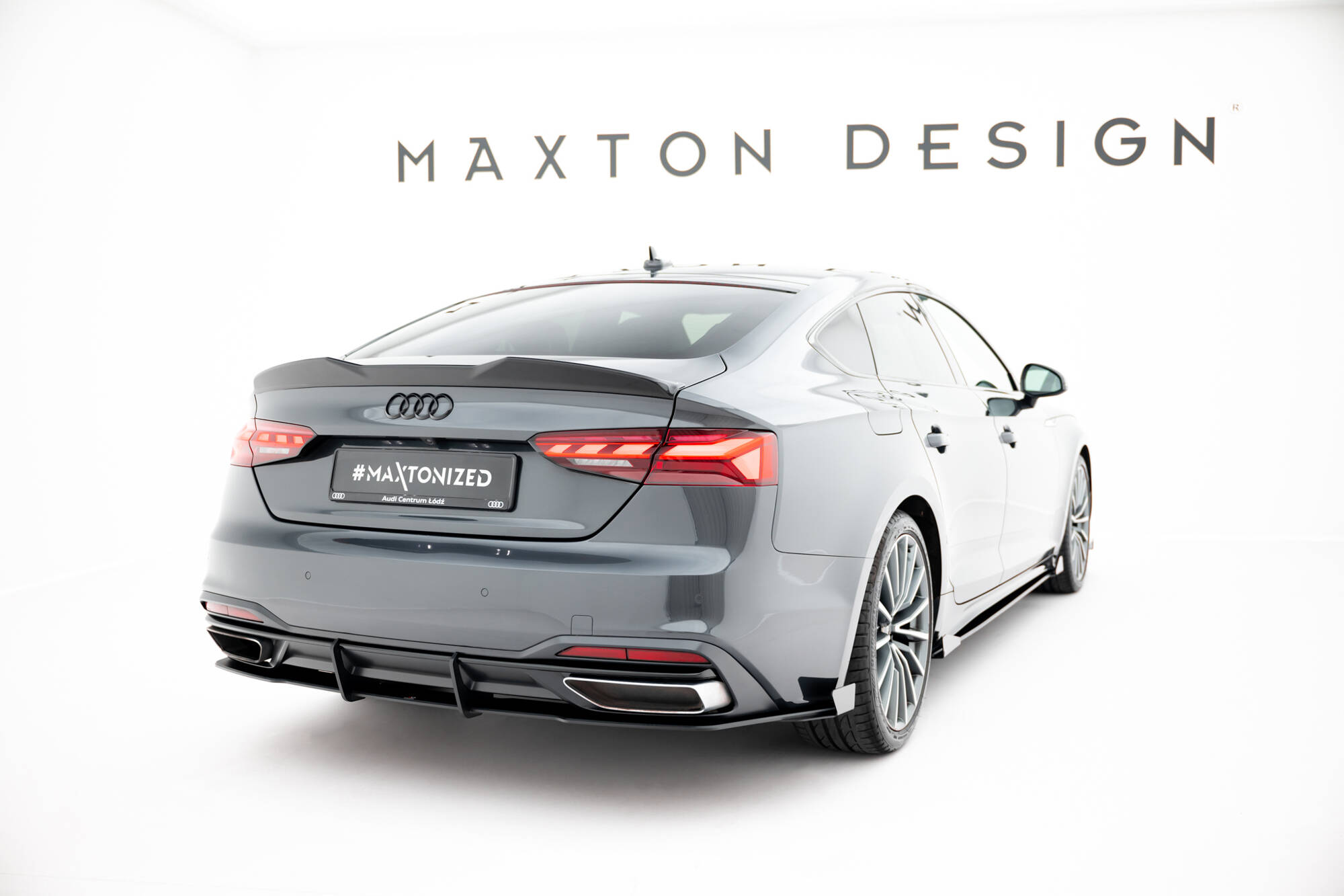 STREET PRO REAR DIFFUSER + FLAPS SUITABLE FOR AUDI A5 F5 FACELIFT – MAXTON DESIGN - 3