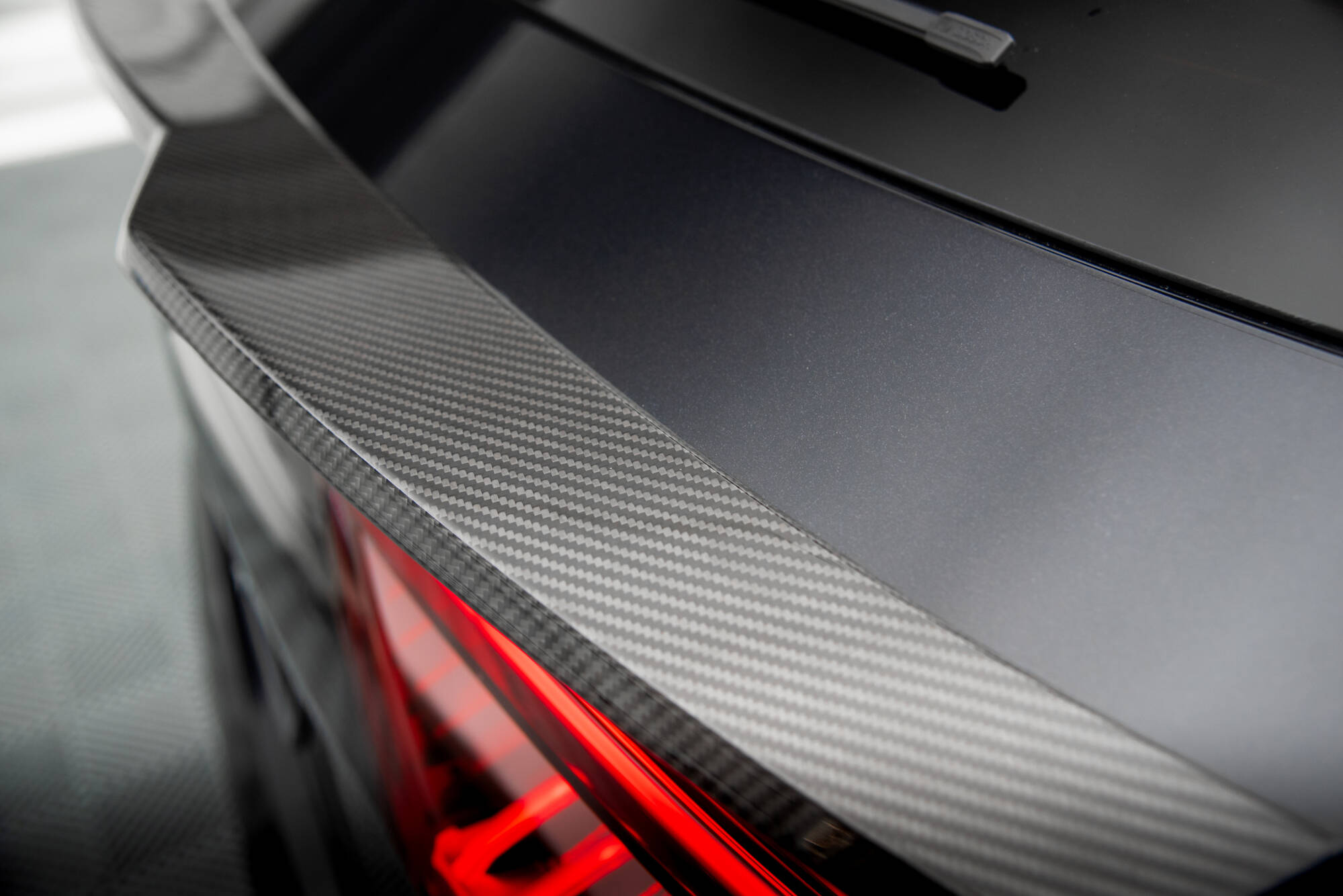 Carbon Fiber Tailgate Spoiler (Lower) Audi RSQ8 / SQ8 / Q8 S-Line / Q8 Mk1 - 4