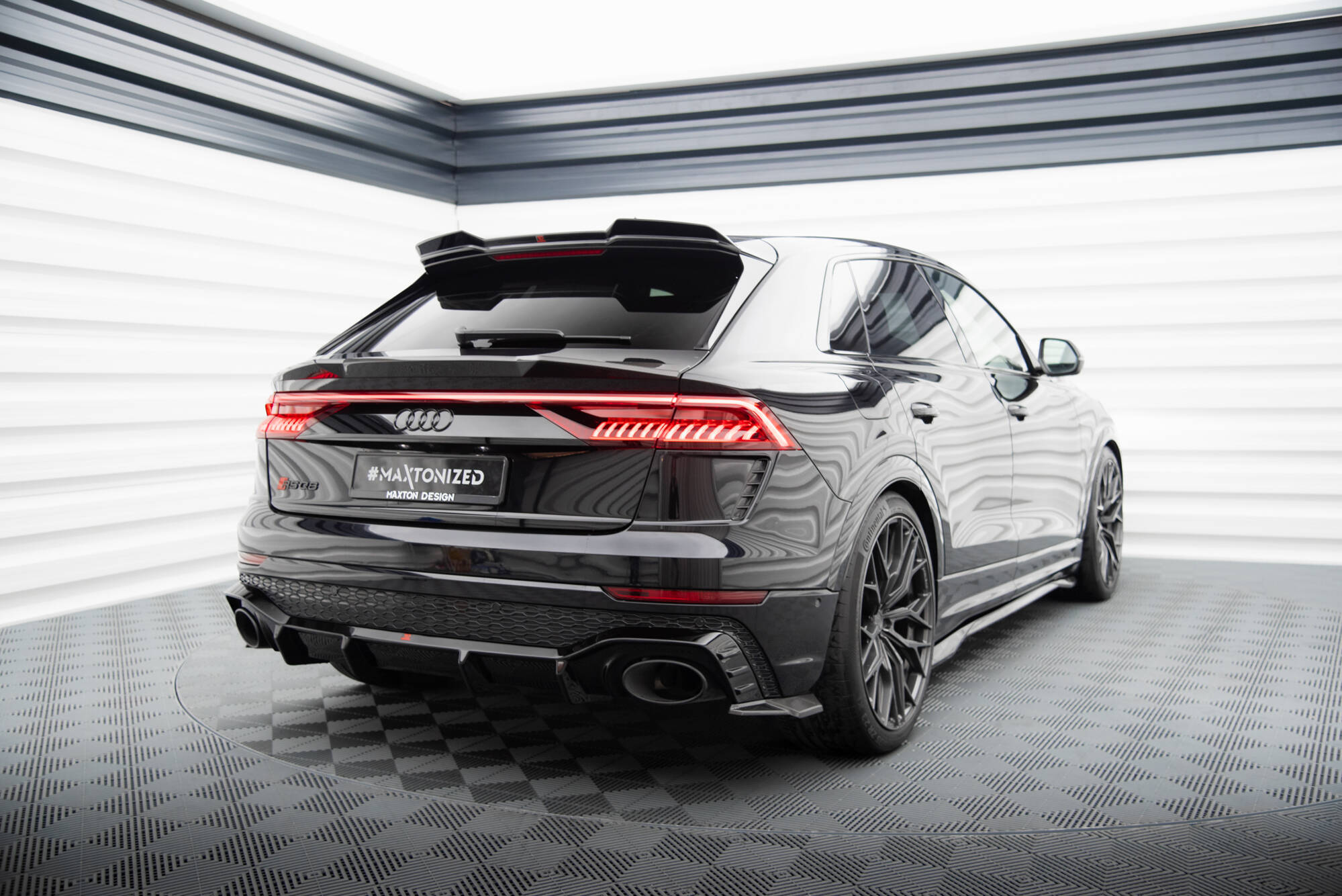 Carbon Fiber Tailgate Spoiler (Lower) Audi RSQ8 / SQ8 / Q8 S-Line / Q8 Mk1 - 2