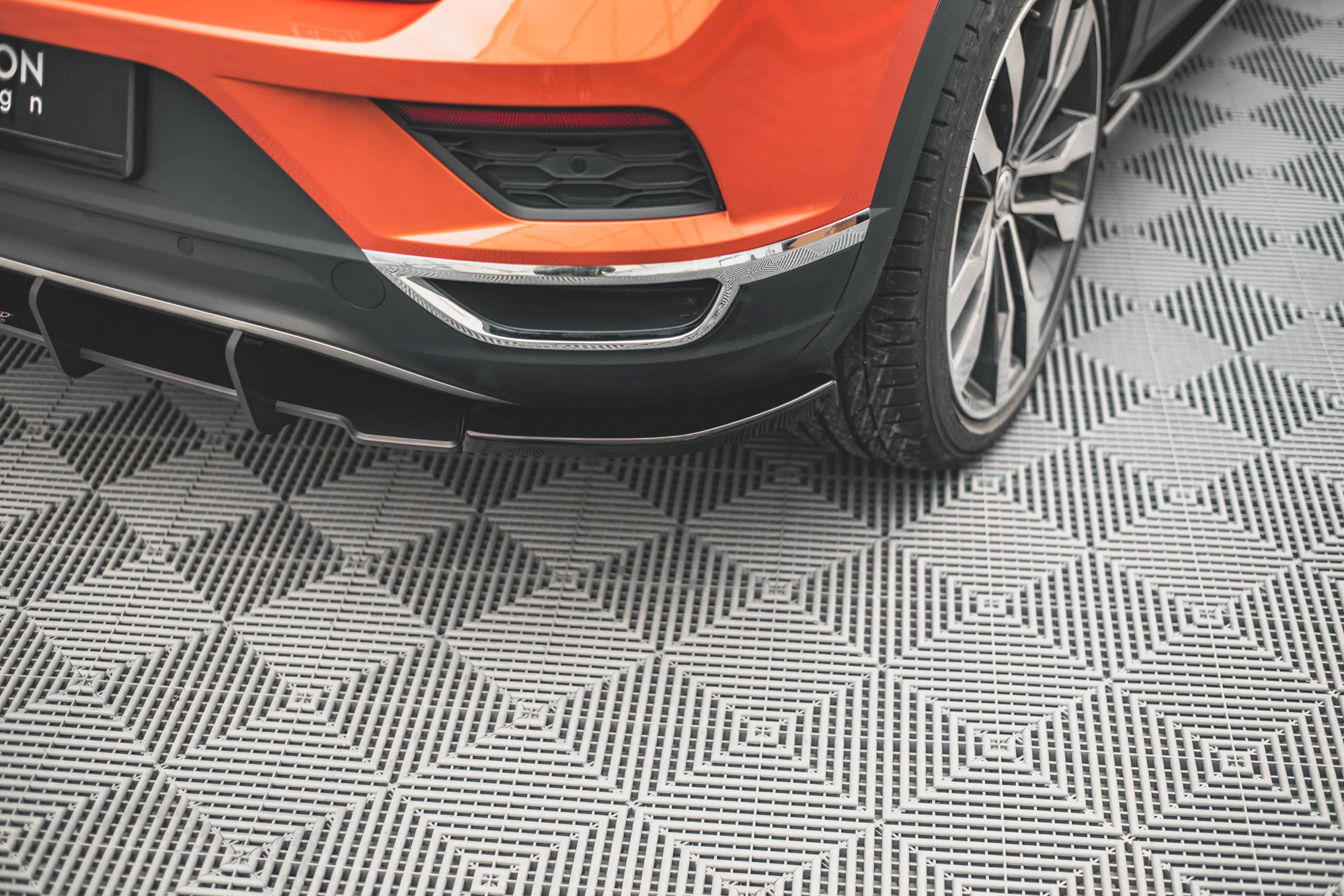 Rear Side Splitters VW T-Roc Mk1 - 2