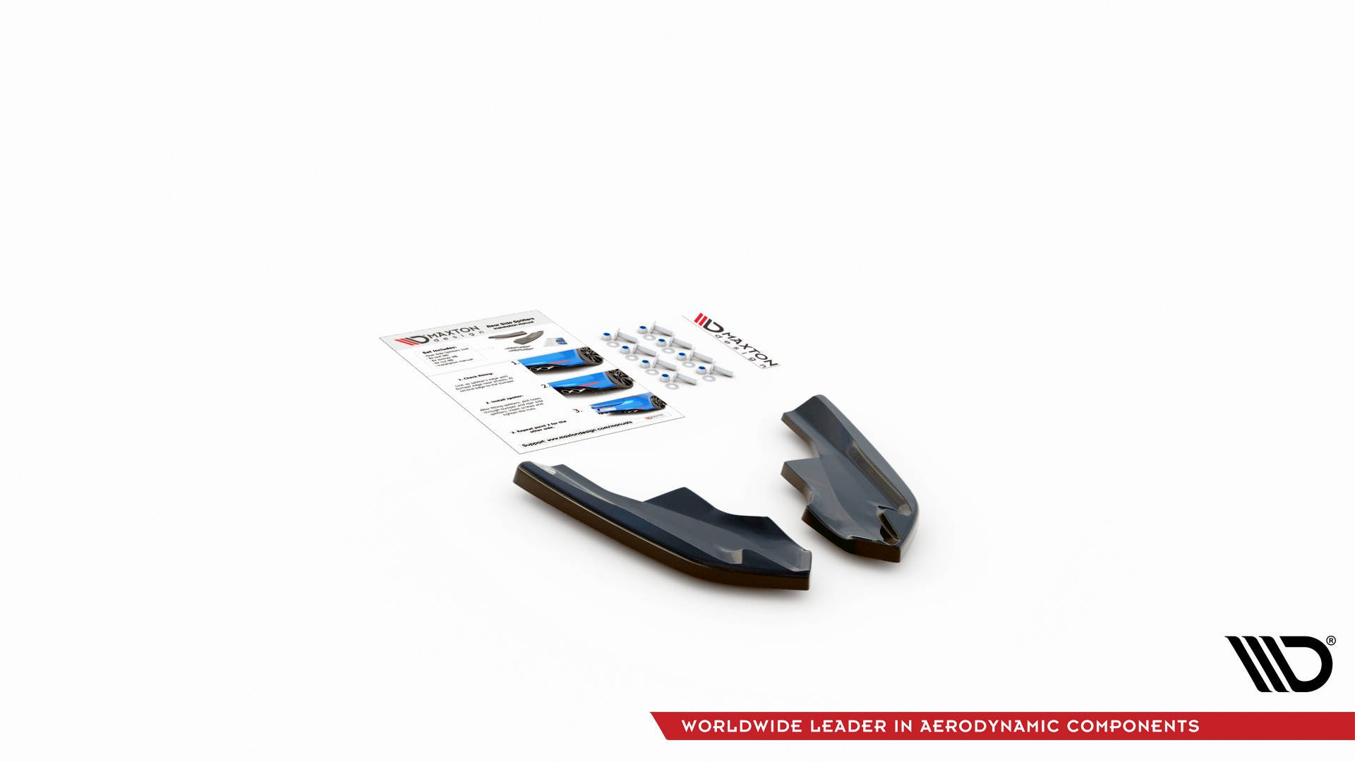 Rear Side Splitters V.4 VW Golf R MK8 (2020-) - 5