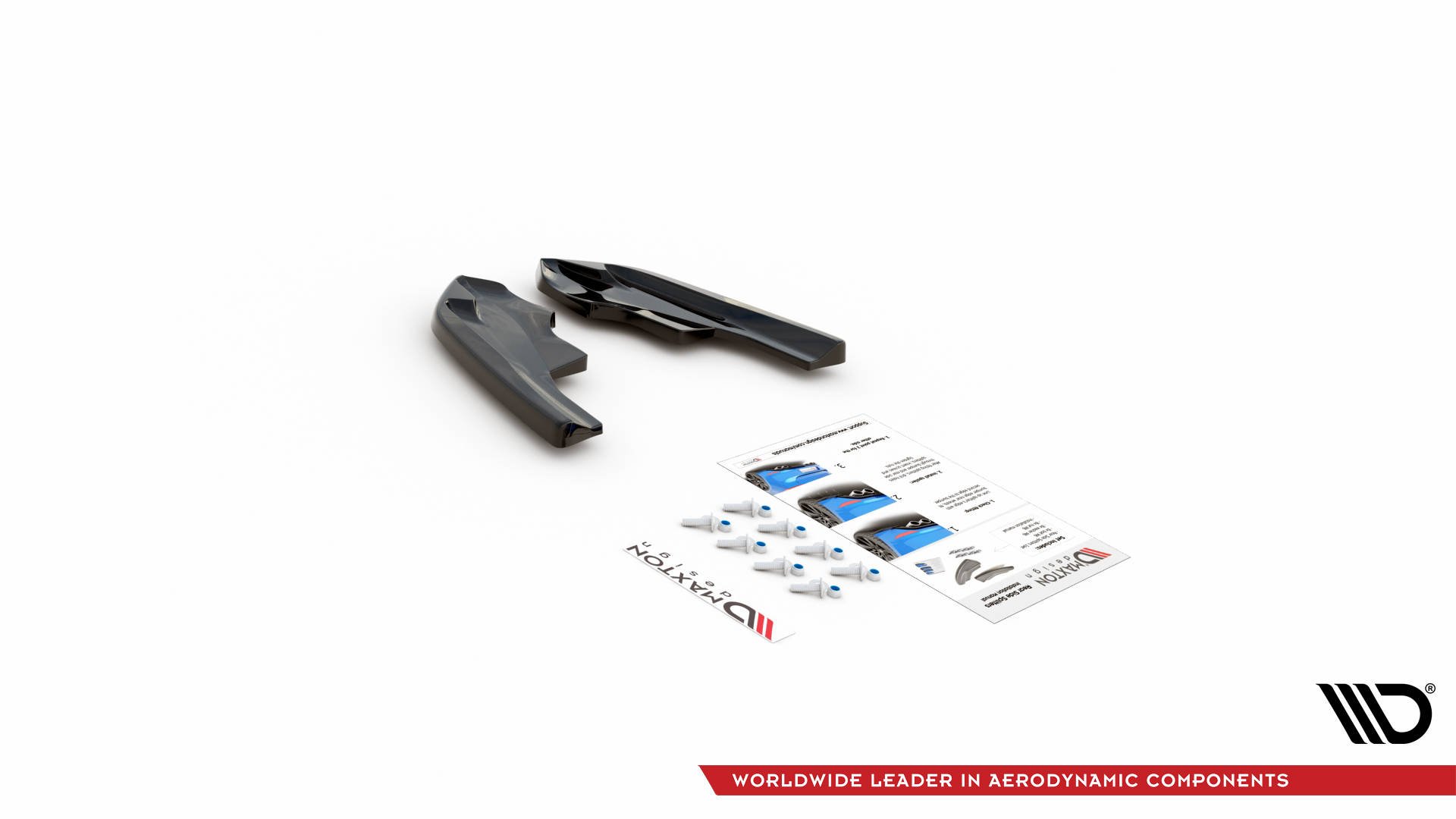 Rear Side Splitters V.4 VW Golf R MK8 (2020-) - 6