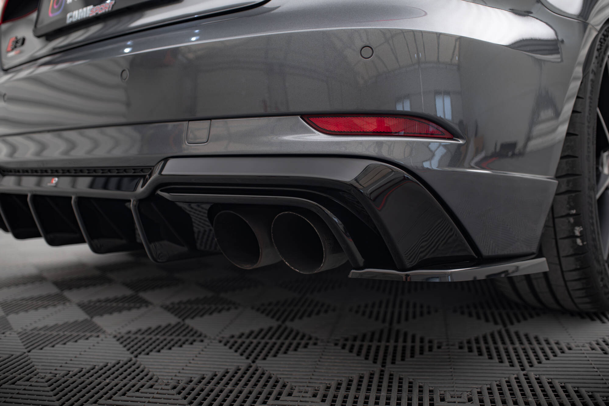 Rear Side Splitters V.2 Audi S3 / A3 S-Line Sportback 8V Facelift - 4