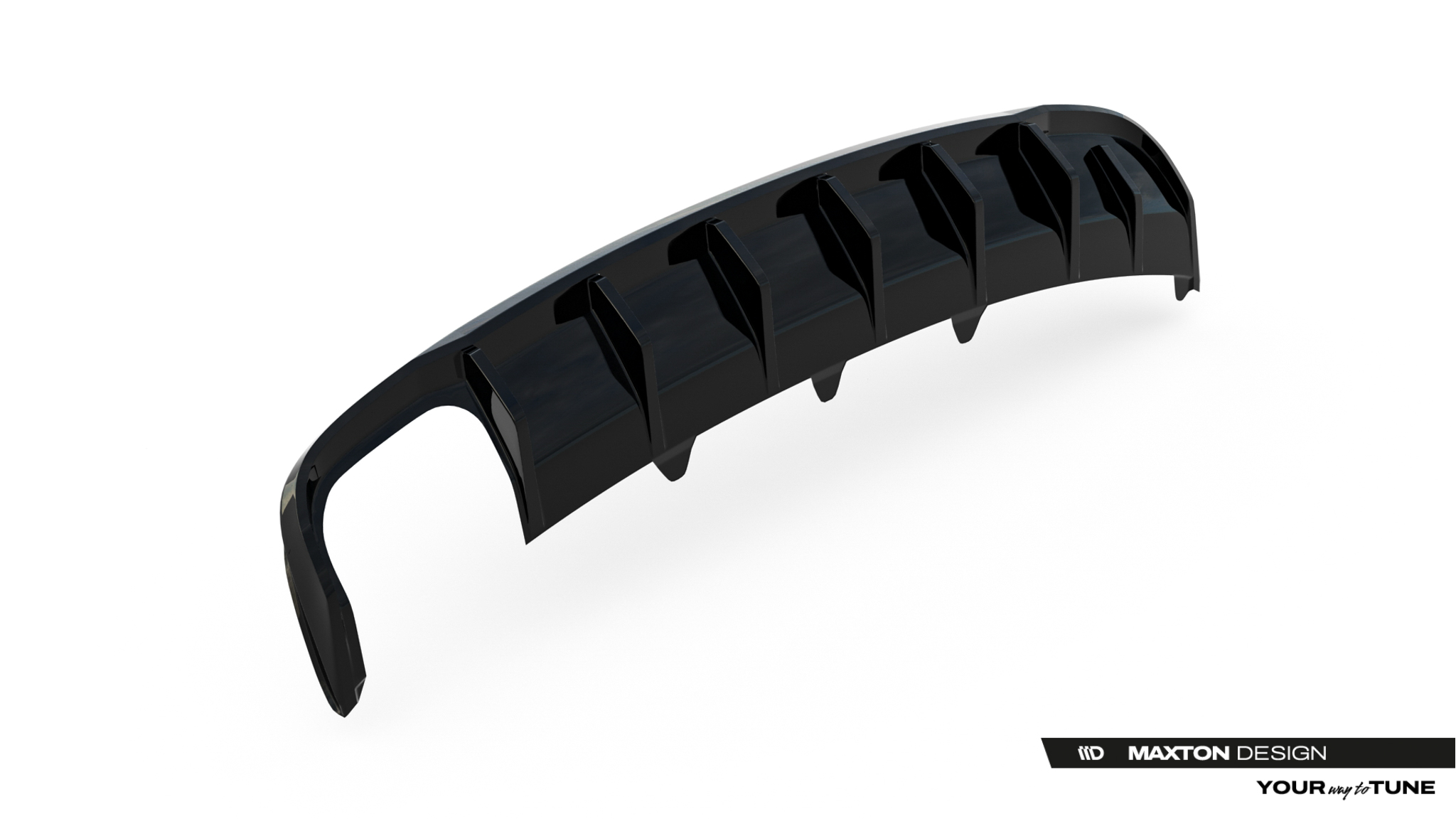 REAR VALANCE SUITABLE FOR AUDI A4 B8 FACELIFT (SINGLE SIDE DUAL EXHAUST VERSION) – MAXTON DESIGN