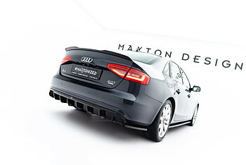 REAR VALANCE SUITABLE FOR AUDI A4 B8 FACELIFT (SINGLE SIDE DUAL EXHAUST VERSION) – MAXTON DESIGN