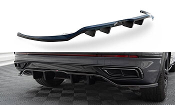 Central Rear Splitter (Vertical Bars) Volkswagen Tiguan R-Line Mk2 Facelift