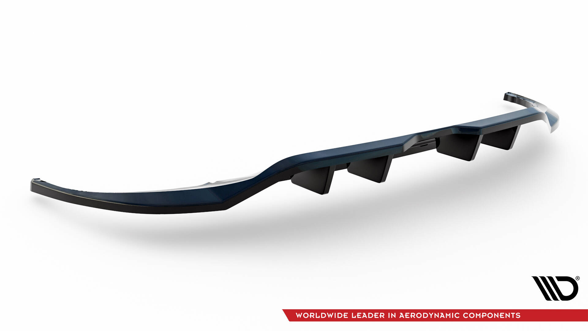 Central Rear Splitter (Vertical Bars) Volkswagen Tiguan R-Line Mk2 Facelift - 6