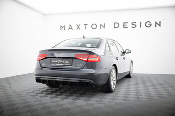 REAR VALANCE SUITABLE FOR AUDI A4 B8 FACELIFT (VERSION WITH DUAL EXHAUSTS ON BOTH SIDES) – MAXTON DESIGN
