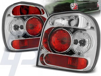TAILLIGHTS VW POLO 6N 10.94-09.99 CHROME