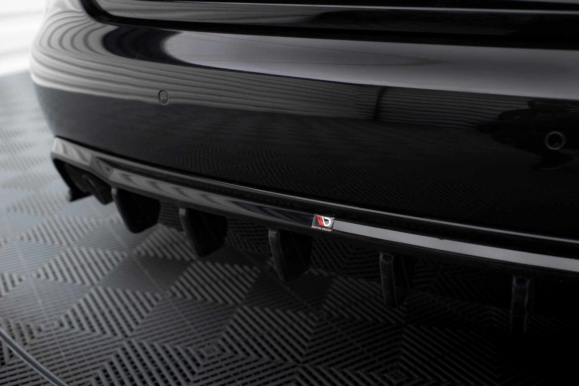 REAR VALANCE SUITABLE FOR AUDI A4 B8 (SINGLE SIDE DUAL EXHAUST VERSION) – MAXTON DESIGN - 5