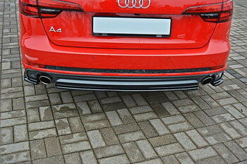 Central Rear Splitter Audi A4 S-Line B9 Avant