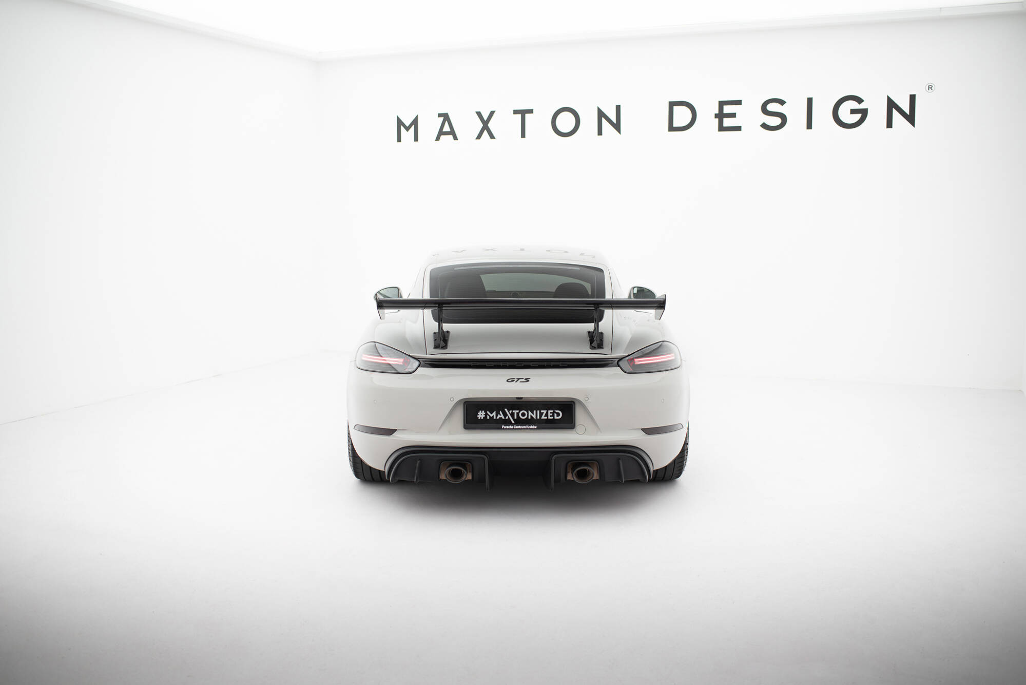 CARBON SPOILER WITH INTERNAL BRACKETS UPRIGHTS V.1 SUITABLE FOR PORSCHE 718 CAYMAN 982C – MAXTON DESIGN - 5
