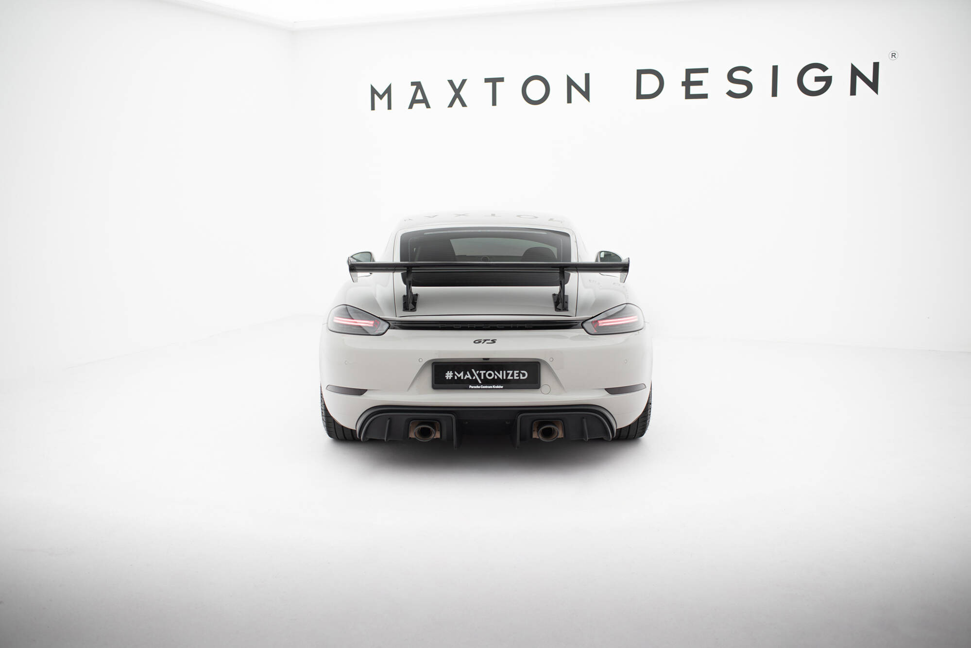 CARBON SPOILER WITH INTERNAL BRACKETS UPRIGHTS V.2 SUITABLE FOR PORSCHE 718 CAYMAN 982C – MAXTON DESIGN - 10