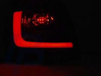 LED TAILLIGHTS VW POLO 09-13 RED SMOKE LED BAR