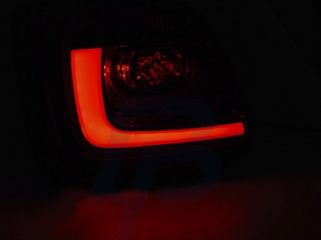 LED TAILLIGHTS VW POLO 09-13 RED SMOKE LED BAR - 3