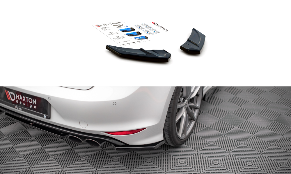 Rear Side Splitters V.3 VW Golf R Mk7