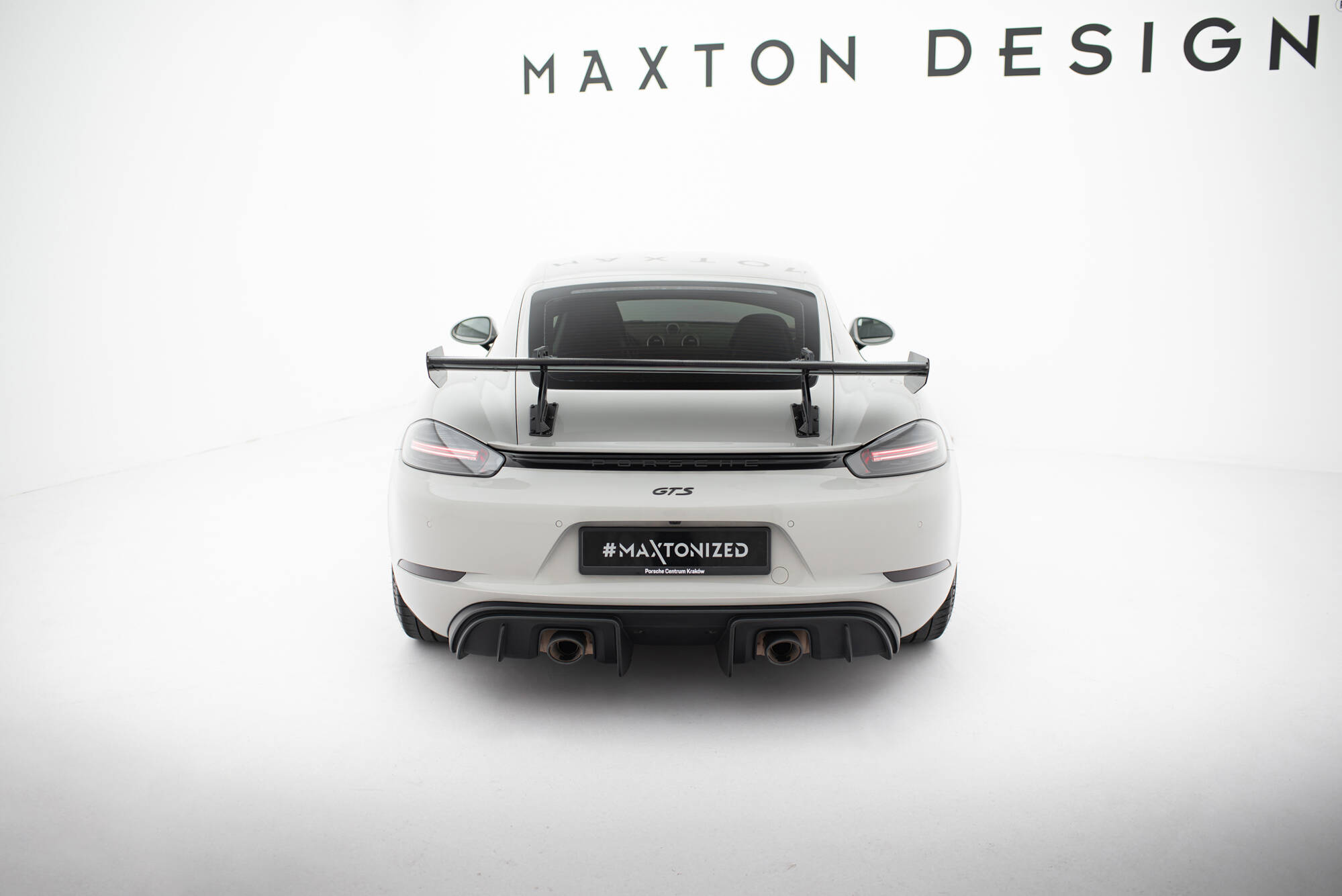 CARBON SPOILER WITH UPPER SWAN MOUNTING  V.2 SUITABLE FOR PORSCHE 718 CAYMAN 982C – MAXTON DESIGN - 11