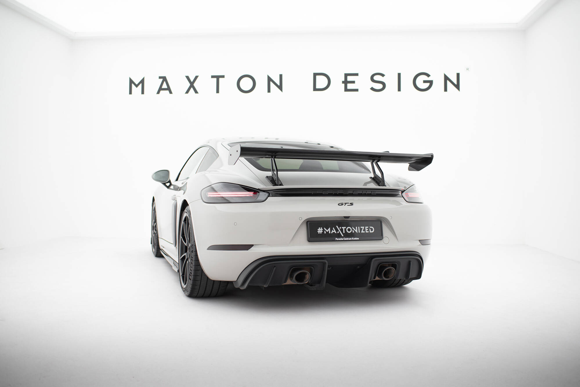 CARBON SPOILER WITH UPPER SWAN MOUNTING  V.2 SUITABLE FOR PORSCHE 718 CAYMAN 982C – MAXTON DESIGN - 4