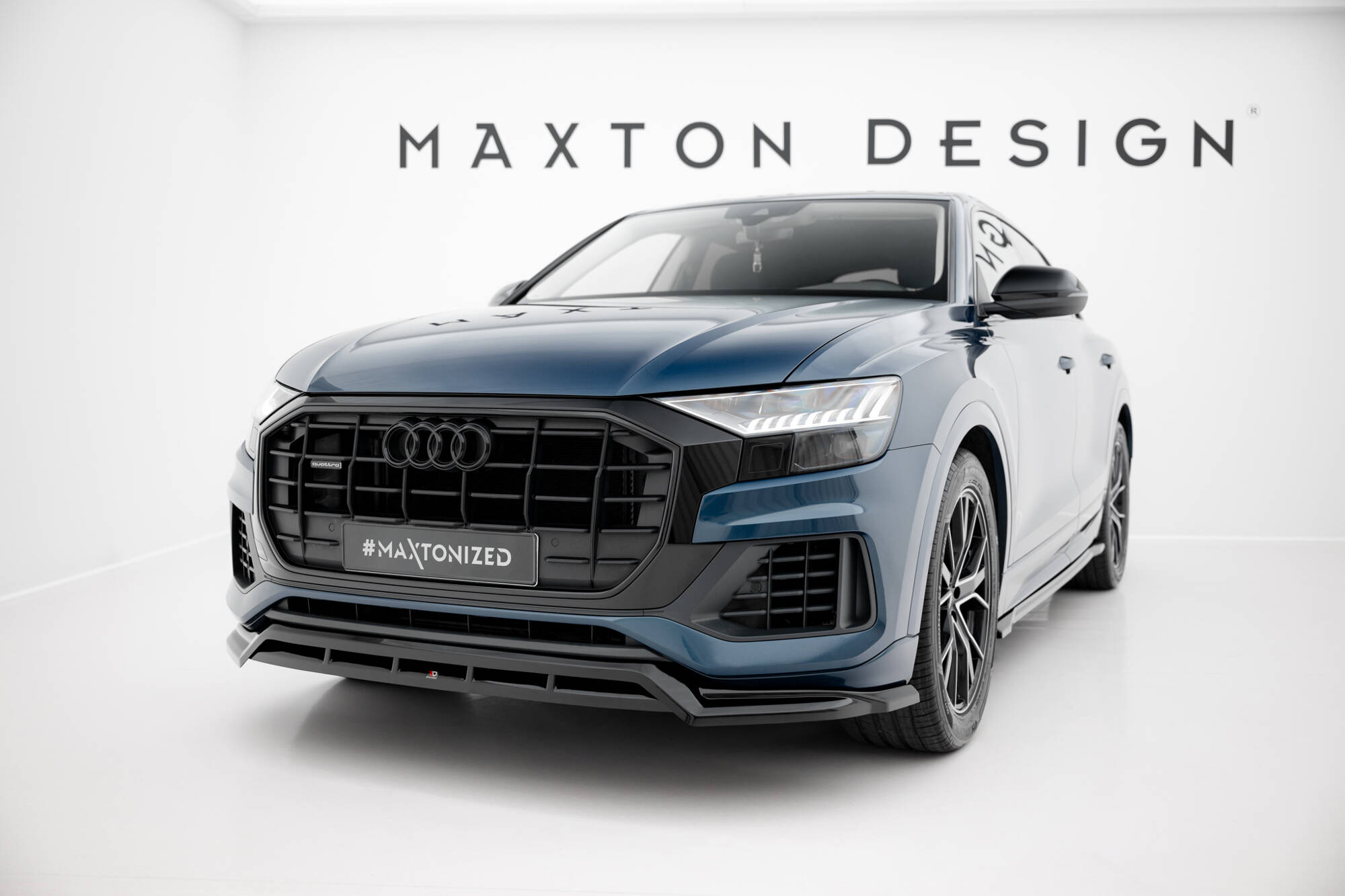 FRONT SPLITTER SUITABLE FOR AUDI Q8 MK1 – MAXTON DESIGN - 3