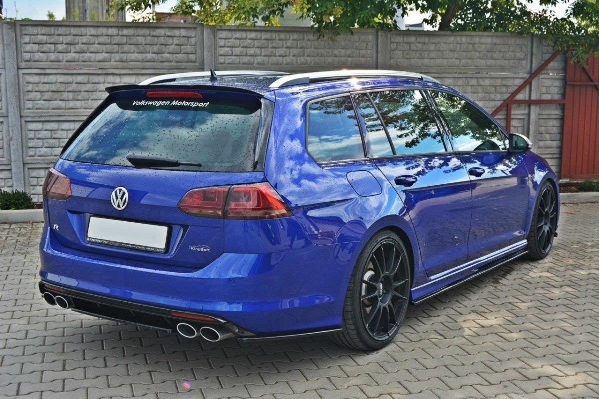 Central Rear Splitter VW Golf R Mk7 Estate - 3