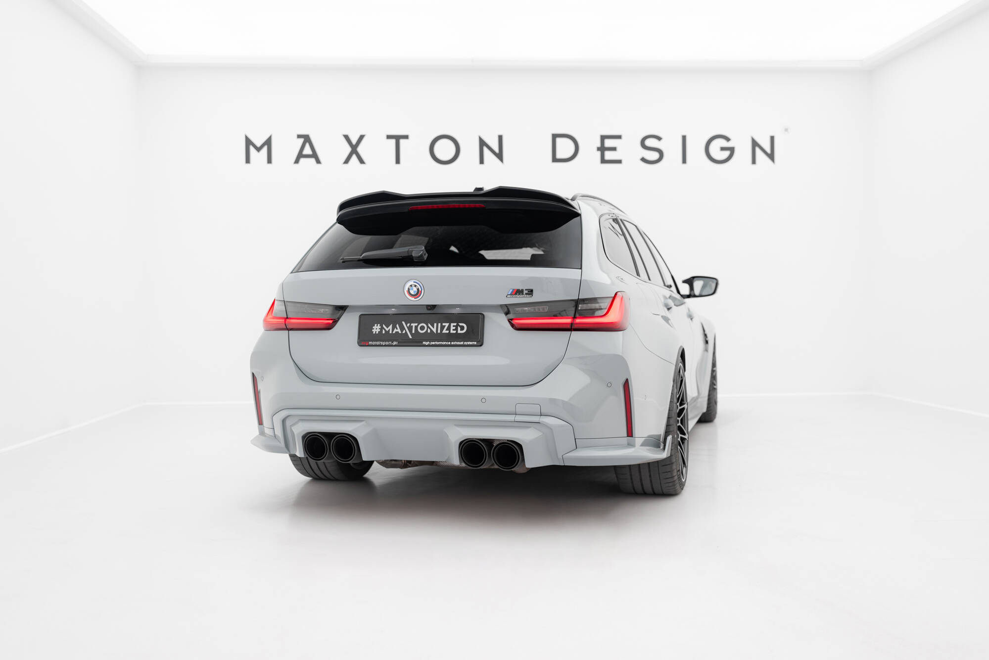 SPOILER CAP 3D SUITABLE FOR BMW 3 STANDARD / M340 / M-PACK / M3 TOURING G21 / G81 – MAXTON DESIGN - 5